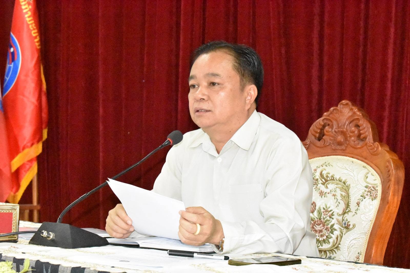 ຄະນະກໍາມະການ ປກຊ-ປກສ, ກົດໝາຍ ແລະ ຍຸຕິທໍາ ຈັດກອງປະຊຸມຕິດຕາມ, ຊຸກຍູ້ການສ້າງ ແລະ ປັບປຸງຂໍ້ຕົກລົງຂອງປະທານຄະນະກຳມະການປົກຄອງແຂວງ                       .............................