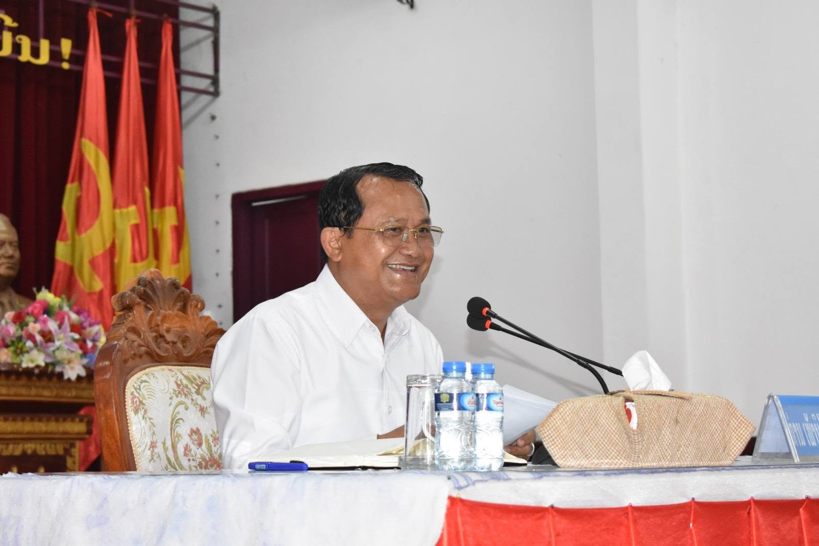 ພິທີປະກາດການຈັດຕັ້ງ ແລະ ບຸກຄະລາກອນ ຄະນະສະມາຊິກສະພາປະຊາຊົນແຂວງ ປະຈຳເຂດເລືອກຕັ້ງເມືອງໄຊຍະບູລີ..................................